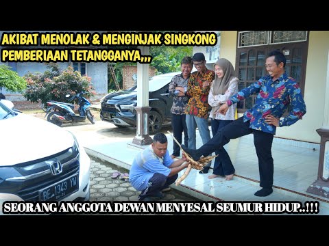 ANGGOTA DEWAN MENOLAK & MENGINJAK SINGKONG PEMBERIAN TETANGGANYA !! AKHIRNYA MENYESAL SEUMUR HIDUP