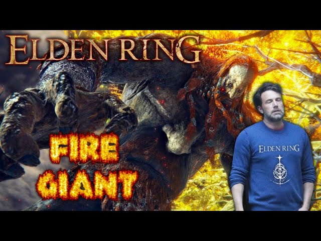 Elden Ring on PS5  (My Grueling Boss Battle with the Fire Giant)