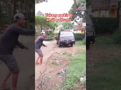 kang parkir di amuk sopir #shortviral #kumpulanvideongakak #comedy #ngakak #sketbor