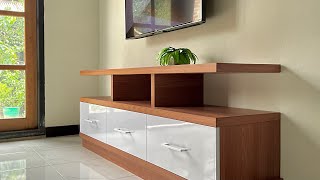 Membuat Meja TV Minimalis