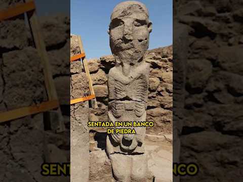 Hallan escultura policromada y  enigmática estatua humana en Gobekli y Karahan tepe #shortsfeed