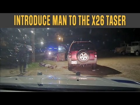 Arkansas State Police Introduce Man to the X26 Taser - BODY CAM COMPILATION