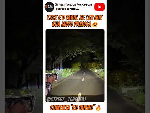 🚨🚨 ATENÇÃO MOTOCICLISTAS 🚨🚨Tá cansado de farol fraco que não ilumina nada? 🤔