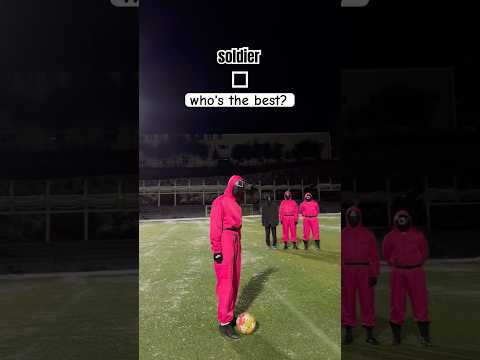 Who's the best touch⁉️최고의 컨트롤은⁉️ #football #squidgame2