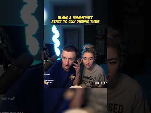Blake & Sommerset react to Clix dissing them in his new song... #fortnite #blakeps #sommerset #clix