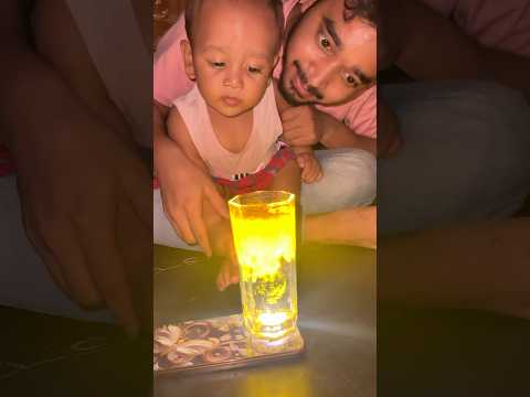 CUTE BABY & GOOD BROTHER WATER MAGIC 😂😂....##shorts