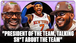 Carmelo Anthony & Shaq Get Real Talking About Phil Jackson
