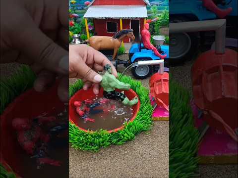 mini tractor video mini water pump science project #tractor #ytshorts #cartoon