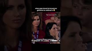 when aj mccarrons wife caught national spotlight #alabamafootball #rolltide