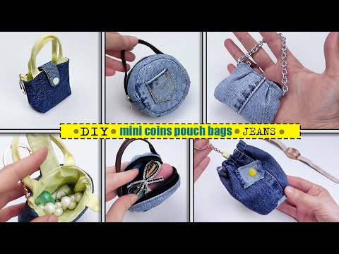 DIY Mini Coins Pouch Bags Ideas Tiny Cute Bags Tutorial