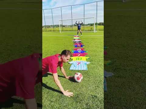 Whatever you land on, Shoot it #football #shortvideo #trendingshorts #jersey #shorts