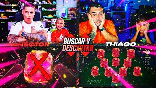 HECTOR VS THIAGO EN BUSCAR Y DESCARTAR CON FUTTIES!! | FC 25