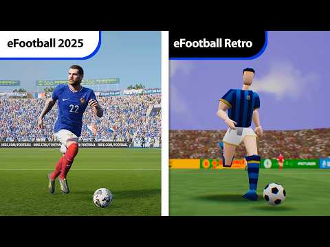 eFootball | Retro Mode Graphics Comparison