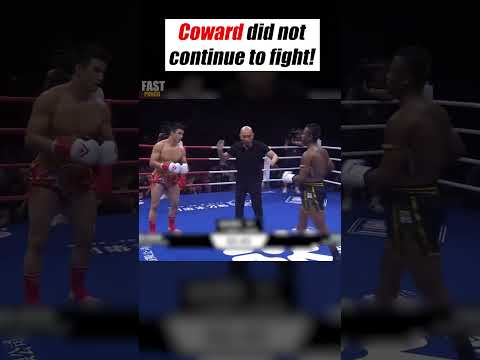 Fighter Ran Away From an Evil Opponent #foryou #shorts