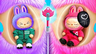 LABUBU Becomes a Mommy in Squid Game 3! LOL OMG DIYs