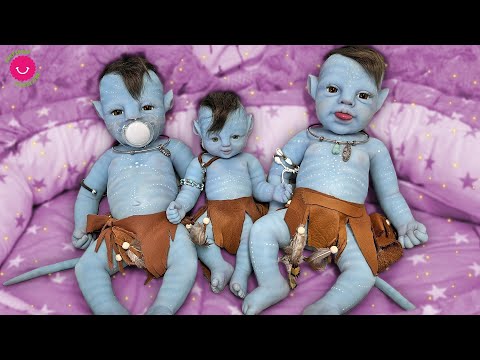 Recibo 3 BEBÉS Reborn de SILCIONA de Coco Blue ✨