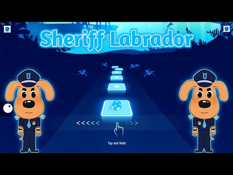 Sheriff Labrador Coffin Dance (Silenzio Bruno) - Tiles Hop Widescreen