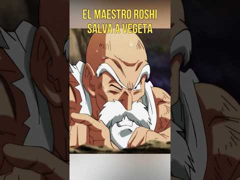 Maestro Roshi salva a Vegeta #dragonball #goku #vegeta #dragonballsuper #anime #fypシ #fyp #fypage