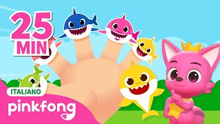 La Famiglia delle Dita Squalo🖐️ㅣ+CompilazioneㅣShark Finger FamilyㅣPinkfong! Canzoni per Bambini