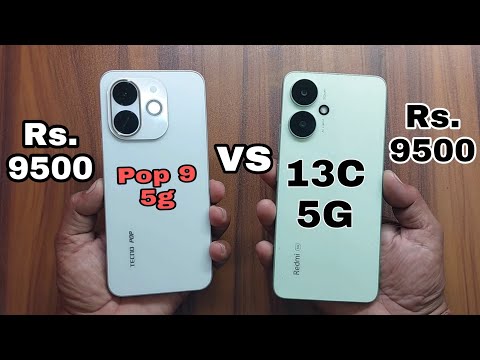 Tecno Pop 9 5G vs Redmi 13C 5G Speed Test Comparison!! Gaming,