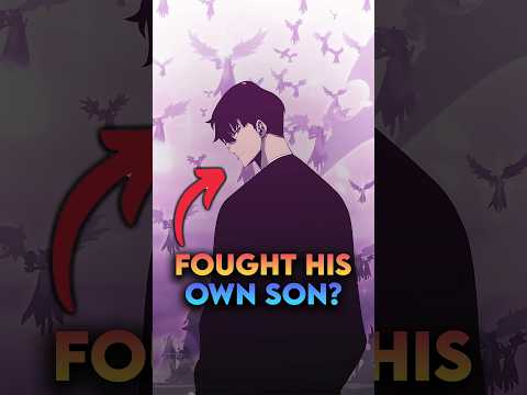 Why Did Jinwoo Fight His Own Son? Solo Leveling Season 2 #sololeveling #shorts