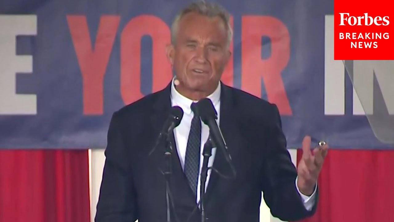 Robert F. Kennedy Jr. Holds Rally To Declare Candidacy For President As Independent