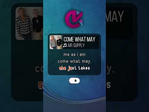 Come What May Karaoke #karaoke #music #lyrics #music #comewhatmay #airsupply
