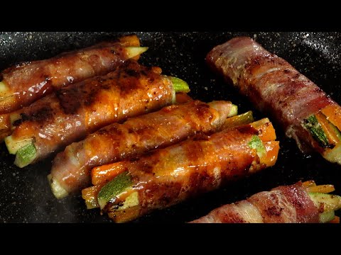 Rollitos De Tocino, Receta FÁCIL Y ECONÓMICA