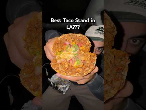One of the best taco stands in Los Angeles. #foodreview #mukbang