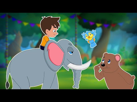 हाथी दादा - Hathi Dada Odh Lagata | Hindi Rhyme | Kids Poem | Hindi Kids Song