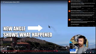 Spanish EF-18 Avoids Birds and Nearly Hits Water - NEW VIDEO!