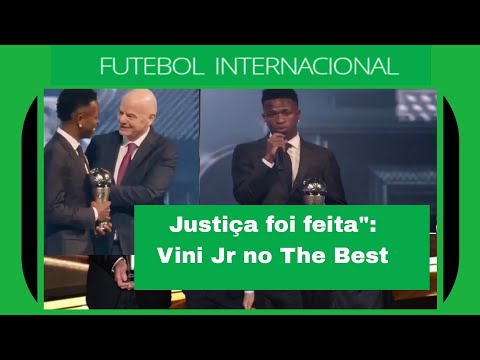 Vinicius Jr é eleito melhor do mundo em prêmio da Fifa