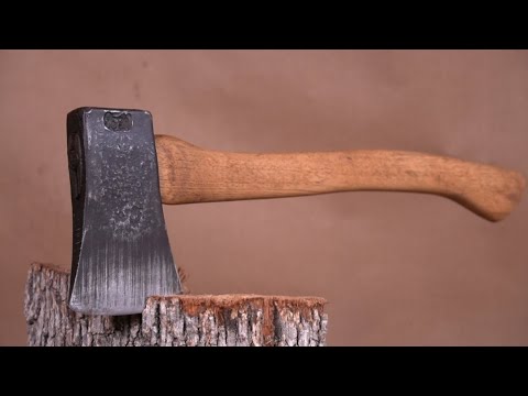 Here's a Trick to Tighten up That Old Axe Head.  Check Out the Full Video