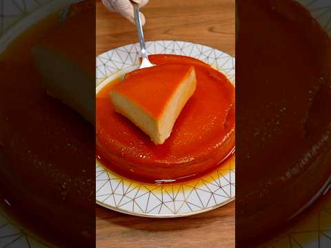 Creamy flan with just a few ingredients