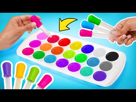 A mezclar colores como un profesional 🎨 Experimentos divertidos con pintura