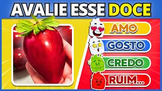🍧🍫 AVALIE OS DOCES | Faça a sua Lista | 30 opções nesse CARDÁPIO | #buuquiz #quiz