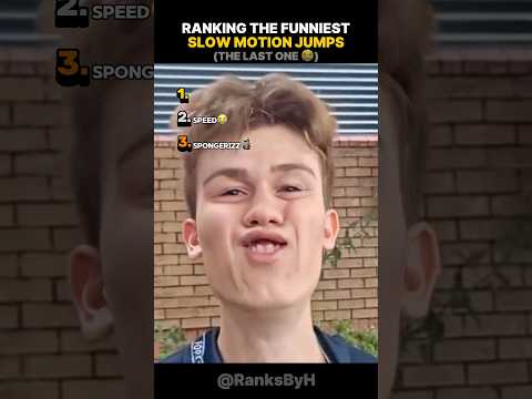 Ranking the Funniest Slow Motion Jumps๐ญ๐ (part 4) #ranking #funnyvideo