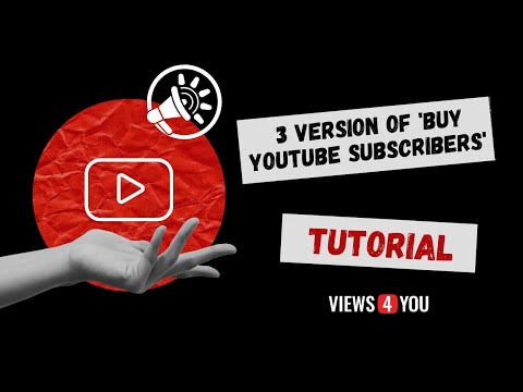 Buy YouTube Subscribers - Packages of Views4You