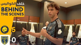 كواليس خماسية النصر في التعاون 🤩 All BTS for João Félix Hatrick, Ronaldo and Coman goals