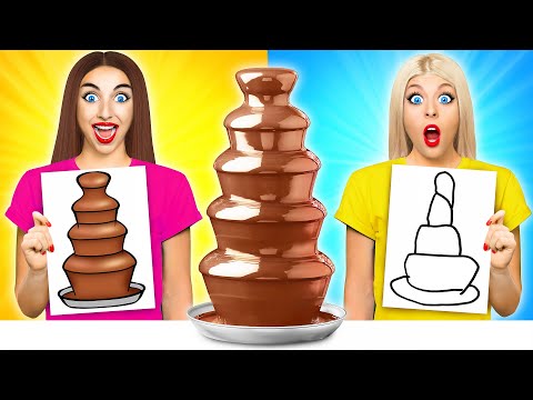 Quién Lo Dibuja Mejor Toma El Desafío Del Premio | Batalla Comestible por Multi DO Food Challenge