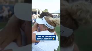 Brennan finding out he's going to The Masters 🥲
