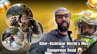 Kilar–Kishtwar World’s Most Dangerous Road 😱 Crash Hone Ke Baad Bhi Cross Kiya!