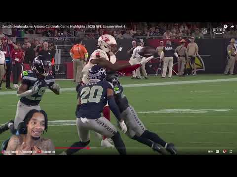 FlightReacts To Seahawks vs Arizona Cardinals Game Highlights | 2025 NFL Season Week 4!