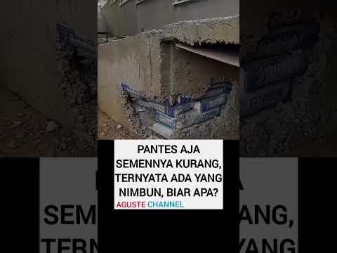Kenapa semen ditanem disitu?