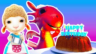 Mom Made the Most Delicious Birthday Cake 🐑🍬✨ 3D Cartoon 🐑🍬✨ Baby Songs