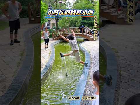 When I Was 8, I Jumped… At 18, I Flew! 🚀~mini wood toy-woodworking art skill wood/hand craft #shorts