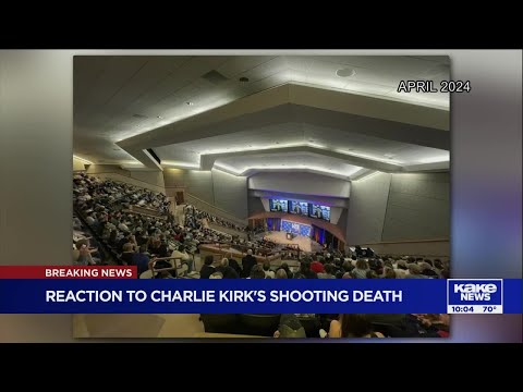 YouTube video thumbnail: Kansas Supporters and K-State Students React to Charlie Kirk’s Death