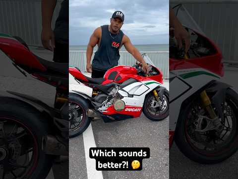 BEST Sounding Motorcycle?! 🤔 M1000rr VS Panigale V4 Speciale | 🇩🇪 vs 🇮🇹