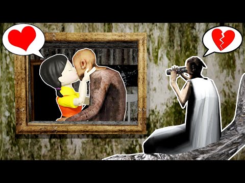 Grandpa and Squid Game Doll Love Secret vs Sad Granny Funny Horror Animation