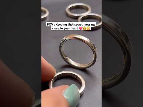 Send this to your love❤️ #silver #couplegoals #jewelry #couplerings #relationship #ring #viralvideo